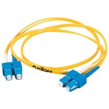 Axiom Fiber Optic Duplex Cable LCLCSD9Y-2M-AX