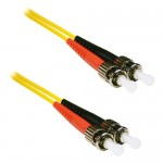 Fiber Optic Duplex Network Cable ST2-SM-1M-ENC