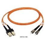 Black Box Fiber Optic Duplex Patch Cable EFN110-002M-STLC