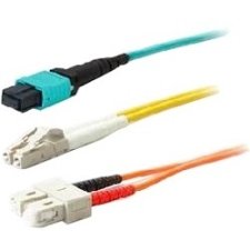 AddOn Fiber Optic Duplex Patch Network Cable ADD-ST-LC-1M5OM3