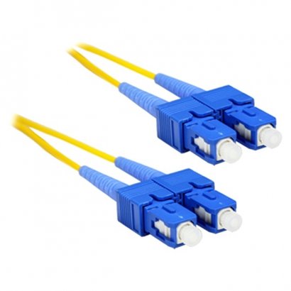 eNet Fiber Optic Duplex Patch Network Cable SC2-SM-1M-ENC