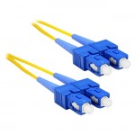 eNet Fiber Optic Duplex Patch Network Cable SC2-SM-1M-ENC