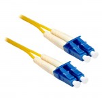 eNet Fiber Optic Duplex Patch Network Cable LC2-SM-1M-ENC