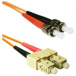 eNet Fiber Optic Duplex Patch Network Cable SCST-50-5M-ENC