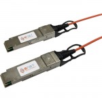 Fiber Optic Network Cable QSFP-H40G-AOC10M-ENC