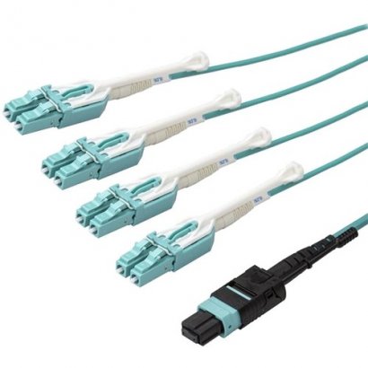 StarTech.com Fiber Optic Patch Duplex Network Cable MPO8LCPL2M