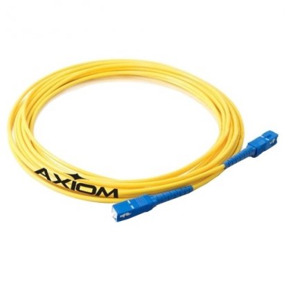 Axiom Fiber Optic Simplex Network Cable LCSCSS9Y-2M-AX