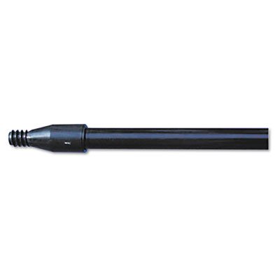 Fiberglass Broom Handle, Nylon Plastic Threaded End, 1" Dia. x 60" Long, Black BWK636