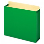 FC1524E GRE File Cabinet Pockets, Straight Cut, 1 Pocket, Letter, Green PFXFC1524PGRE
