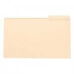 Smead File Folder, 1/3 Cut Third Position, Reinforced Top Tab, Legal, Manila, 100/Box SMD15337