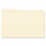 Smead File Folder, 1/3 Cut First Position, Reinforced Top Tab, Legal, Manila, 100/Box SMD15335