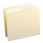 Smead File Folders, 1/2 Cut, One-Ply Top Tab, Letter, Manila, 100/Box SMD10320