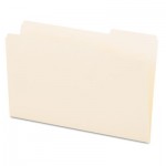 UNV15123 File Folders, 1/3 Cut, One-Ply Top Tab, Third Position, Legal, Manila, 100/Box UNV15123