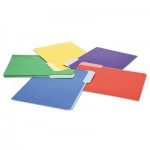UNV10506 File Folders, 1/3 Cut Single-Ply Top Tab, Letter, Assorted, 100/Box UNV10506