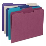 Smead File Folders, 1/3 Cut Top Tab, Letter, Deep Assorted Colors, 100/Box SMD11948