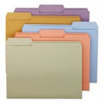 Smead File Folders, 1/3 Cut Top Tab, Letter, Assorted Colors, 100/Box SMD11953
