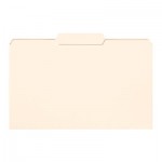 Smead File Folders, 1/3 Cut Second Position, One-Ply Top Tab, Legal, Manila, 100/Box SMD15332