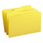 Smead File Folders, 1/3 Cut Top Tab, Legal, Yellow, 100/Box SMD17943