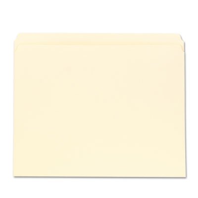 UNV12110 File Folders, Straight Cut, One-Ply Top Tab, Letter, Manila, 100/Box UNV12110