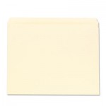 UNV12110 File Folders, Straight Cut, One-Ply Top Tab, Letter, Manila, 100/Box UNV12110