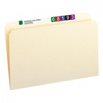 Smead File Folders, Straight Cut, One-Ply Top Tab, Legal, Manila, 100/Box SMD15300