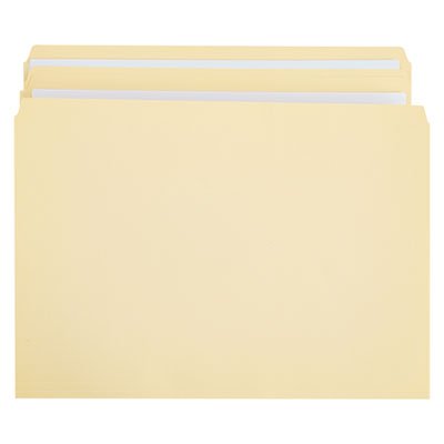 UNV16120 File Folders, Straight Cut, Two-Ply Top Tab, Legal, Manila, 100/Box UNV16120