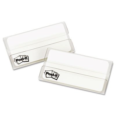 Post-It Tabs File Tabs, 3 x 1 1/2, White, 50/Pack MMM686F50WH3IN