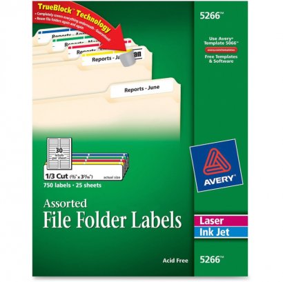 Avery Filing Label 5266