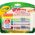Crayola Fine Line Washable Dry Erase Markers 985912
