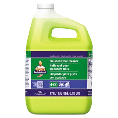 Mr. Clean 2621 Finished Floor Cleaner, Lemon Scent, One Gallon Bottle, 3/Carton PGC02621CT