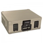 SureSeal By FireKing Fire and Waterproof Chest, 0.38 ft3, 19-9/10w x 17d x 7-3/10h, Taupe
