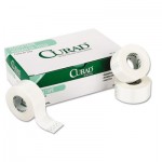 Curad First Aid Cloth Silk Tape, 1" x 10 yds, White, 12/Pack MIINON270101