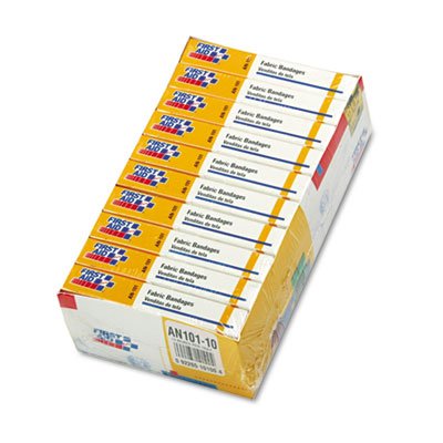 First-Aid Refill Fabric Adhesive Bandages, 1" x 3", 160/Pack FAOAN101