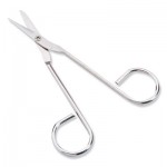 First Aid Only FAE-6004 First-Aid Scissors, 4 1/2" Long, Nickel Plated FAOFAE6004