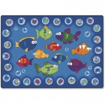 Fishing 4 Literacy Rectangle Rug 6817