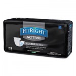 FitRight Active Male Guards, 6 x 11, White, 52/Pack, 4 Pack/Carton MIIMSCMG02CT