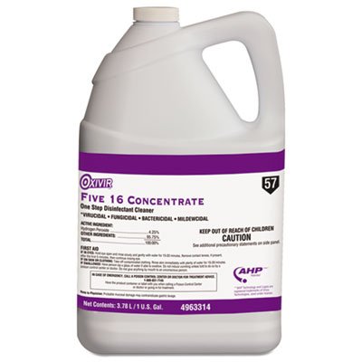 Five 16 One-Step Disinfectant Cleaner, 1gal Bottle, 4/Carton DVO4963314