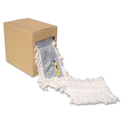 UNS FF40 Flash Forty Disposable Dustmop, Cotton, 5", Natural BWKFF40