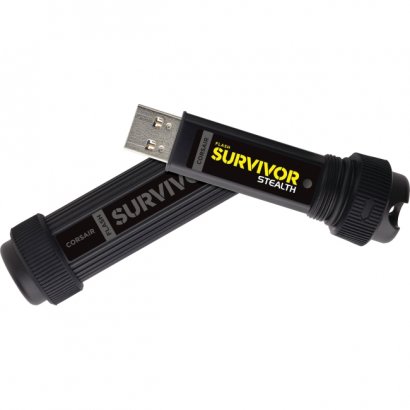 Corsair Flash Survivor Stealth 64GB USB 3.0 Flash Drive CMFSS3B-64GB