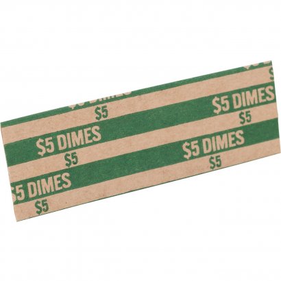 Sparco Flat $5.00 Dimes Coin Wrapper TCW10