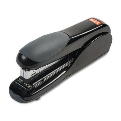 MAX HD-50DF BLACK Flat-Clinch Full Strip Standard Stapler, 30-Sheet Capacity, Black MXBHD50DFBK