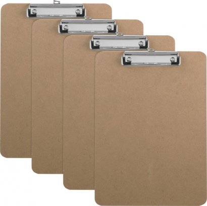 Business Source Flat Clip Hardboard Clipboard 16508BX