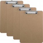 Business Source Flat Clip Hardboard Clipboard 16508BX