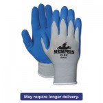 MCR 96731XL Flex Seamless Nylon Knit Gloves, X-Large, Blue/Gray, Dozen CRW96731XLDZ