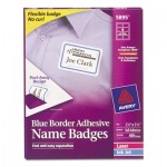 Avery Flexible Self-Adhesive Laser/Inkjet Name Badge Labels, 2 1/3 x 3 3/8, BE, 400/BX AVE5895
