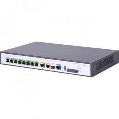 HPE FlexNetwork 1GbE and Combo 2GbE WAN 8GbE LAN PoE Router JH301A#ABA