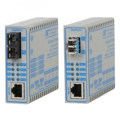 Omnitron Systems FlexPoint 10/100 10/100 RJ-45 to Fast Ethernet Fiber Media Converter 4355-10