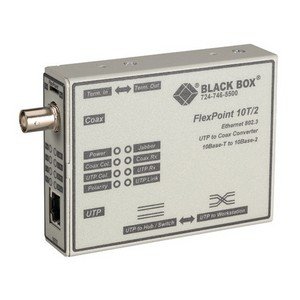 Black Box FlexPoint 10BASE-T to BNC Media Converter LMC210A