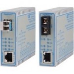 Omnitron Systems FlexPoint GX/T 10/100/1000 Copper to 100/1000X Fiber Ethernet Media Converter 4707-1W