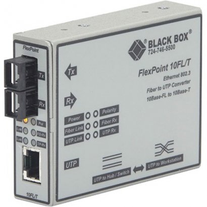 Black Box FlexPoint Transceiver/Media Converter LMC212A-MM-SC-R2